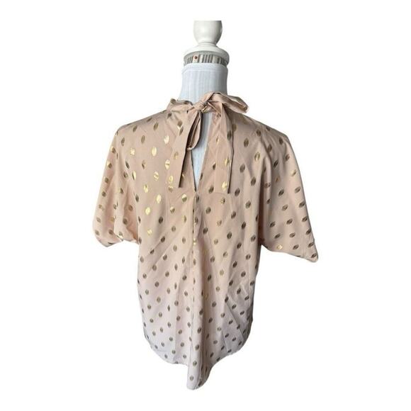 SHEIN Peach and Gold Blouse Size S - Picture 2 of 4